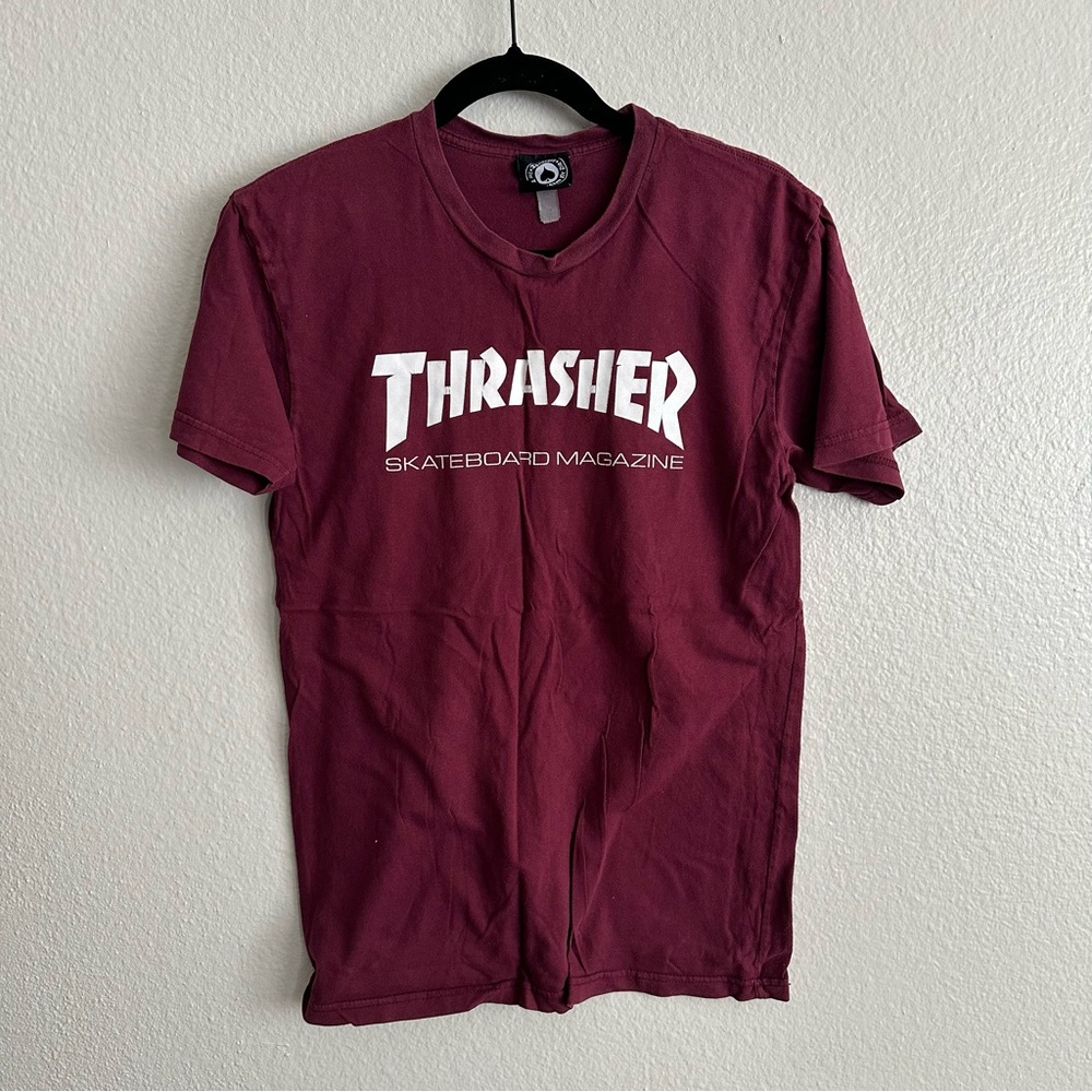 Thrasher Maroon Tee
